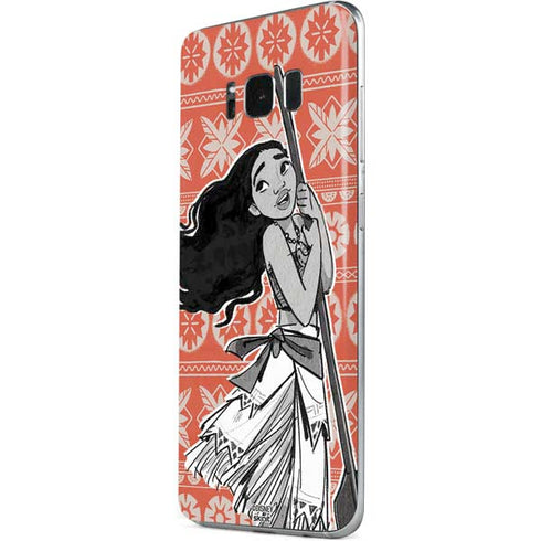 Disney Moana Character Tropical Print Art Galaxy S8 Plus Skin